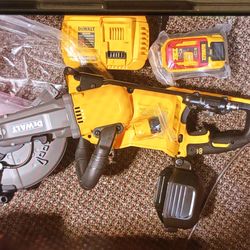 60 volt flex vault DeWalt cut off socket