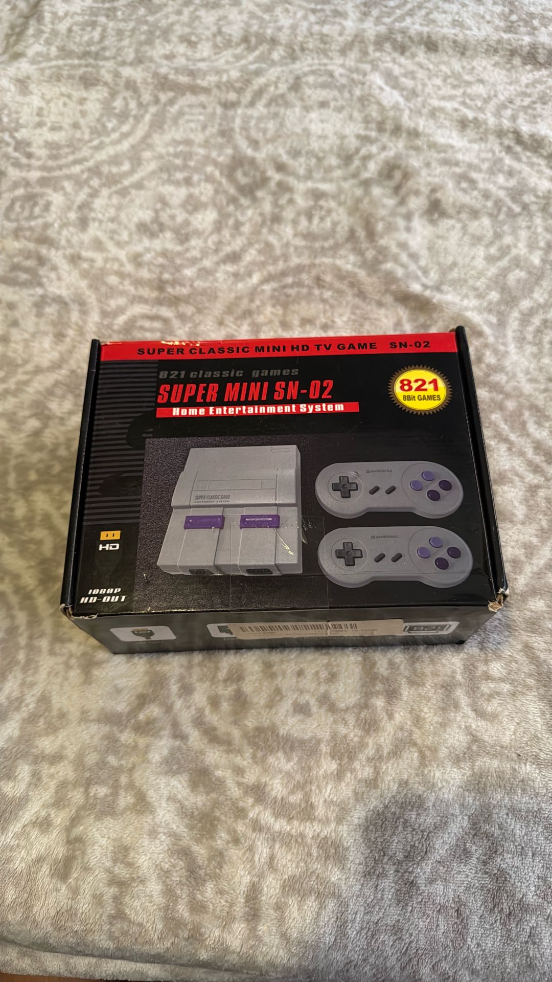 821 classic games Super Mini SN-02 Home Entertainment System