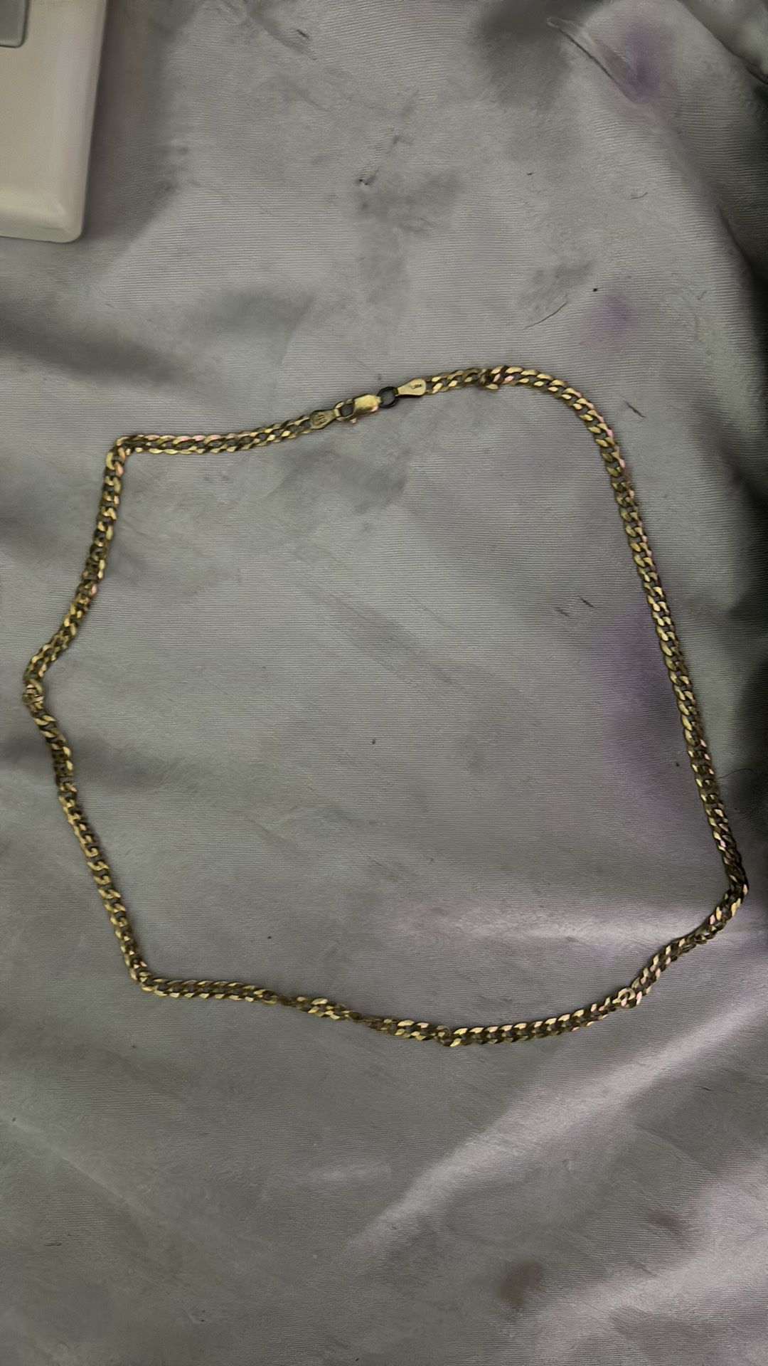925 Italy Gold Played Chain