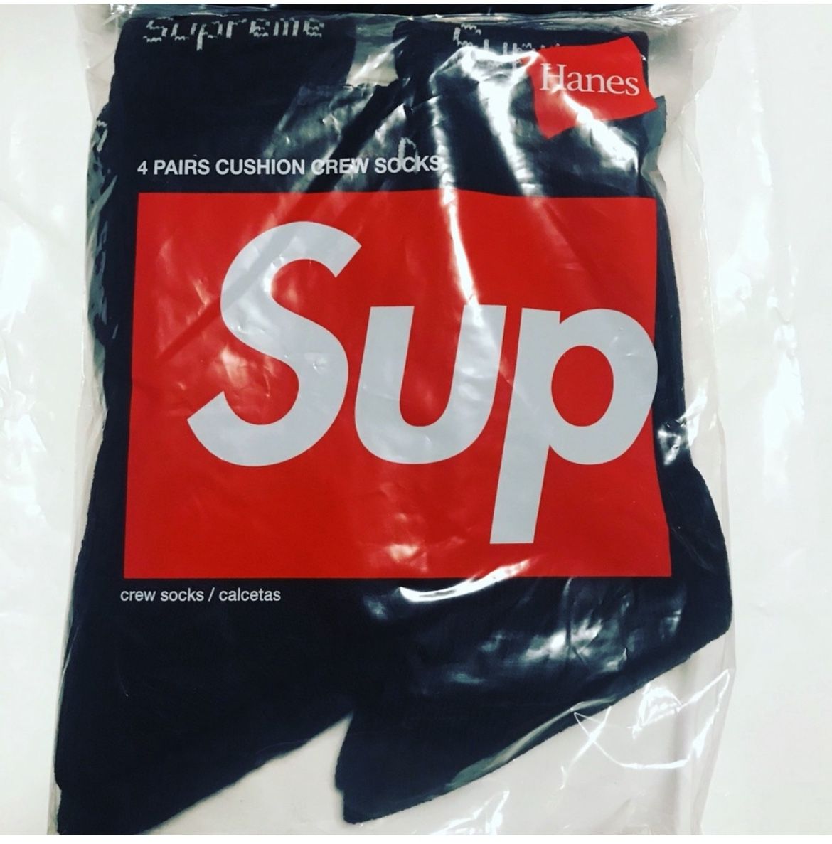 Supreme Black Socks