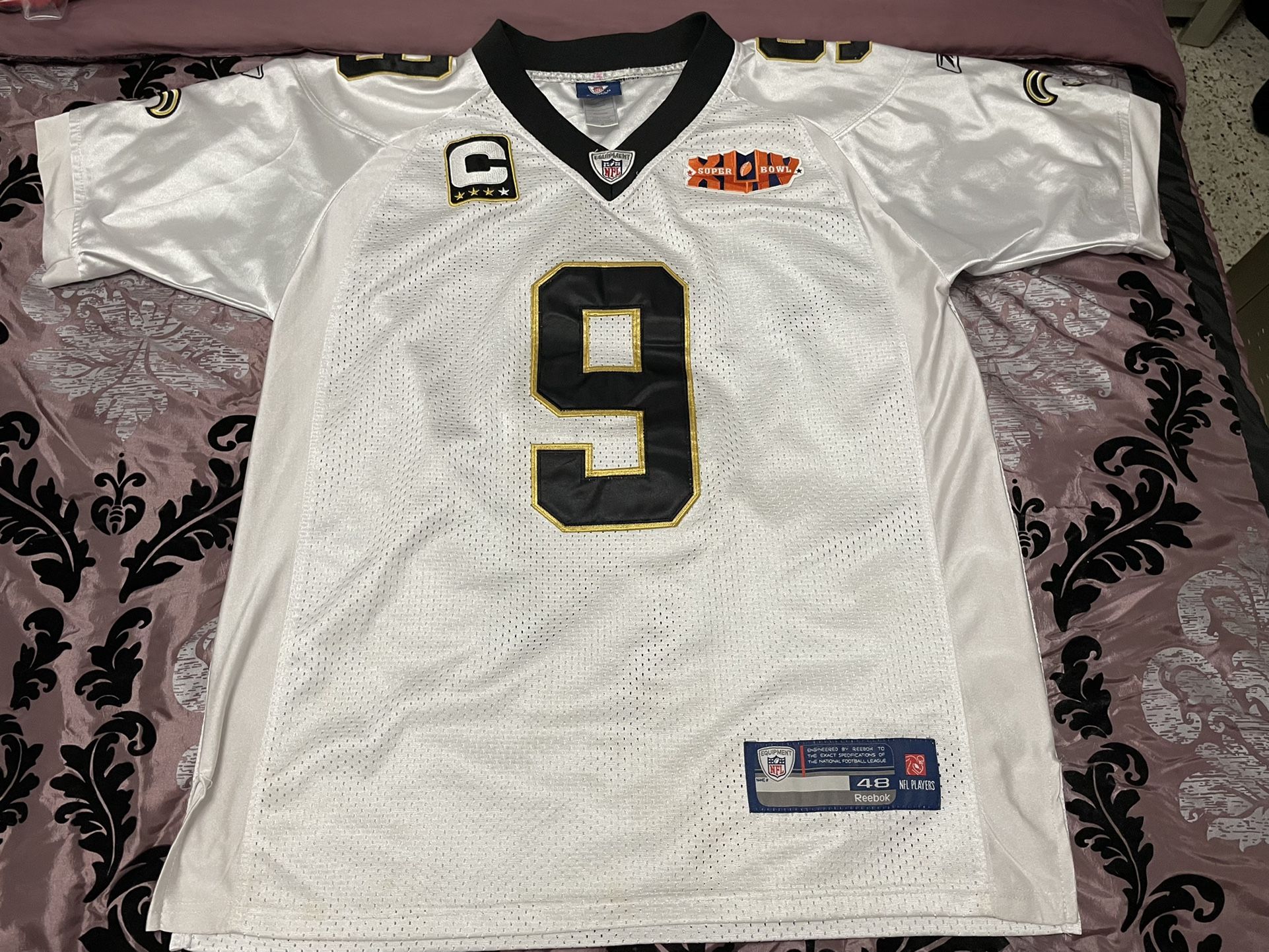 Drew Brees Authentic Superbowl Jersey