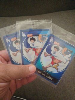 2026 DODGERS X ONE PIECE PROMO MONKEY D LUFFY don!!