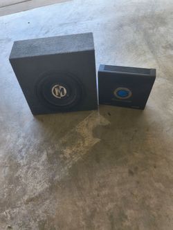 Amp 150 watts and speaker