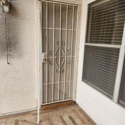 two used security doors