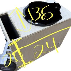 12 Ported Subwoofer Box Double Baffle 