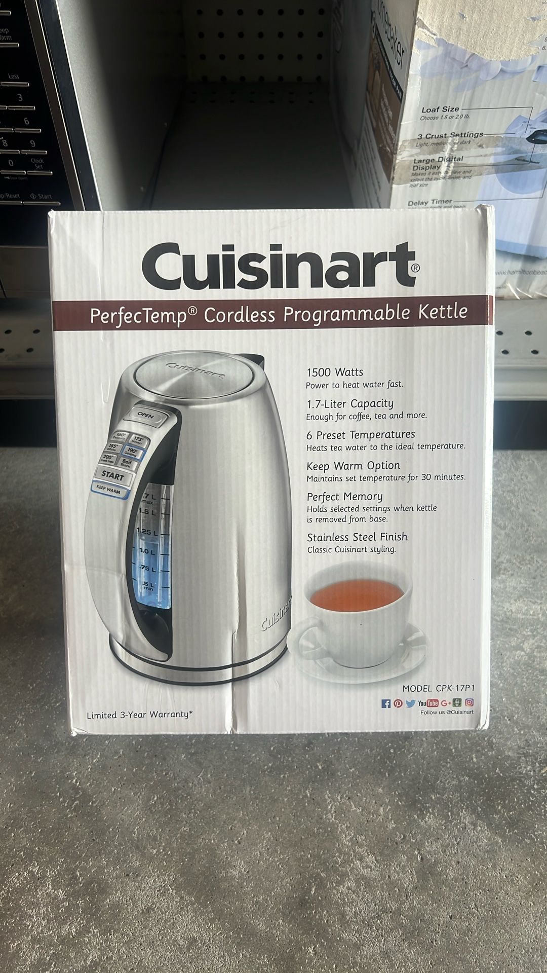 Cuisinart Cordless Programmable Kettle