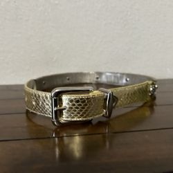 Vintage Silver Snake Skin Belt 