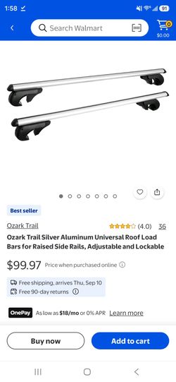 Ozark trail roof rails