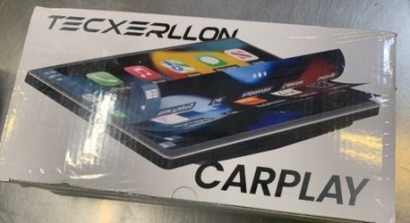 TECXERLLON 10.26'' Portable Apple CarPlay Screen for Car with 4K Dash Cam & 1080P HD Backup Camera, Wireless Car Play & Android Auto with OTA,GPS Navi