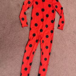New Large Kids Youth Ladybug Miraculous Bodysuit Costume 