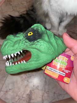 Trex hand puppet