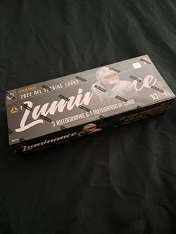 2022 Panini Luminance Brock Purdy Rookie 49ers Football Cards New Sealed Hobby Box