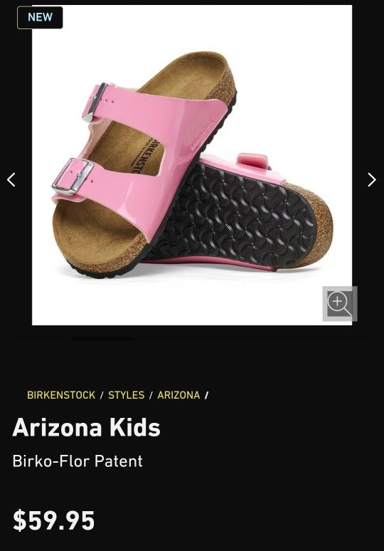 Birkenstock Arizona Kids - Candy Pink- 12c