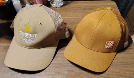 Carhartt hat caps company logos lot of 2