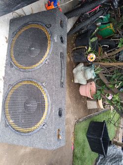 Large speakers  in box