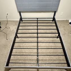 Mainstays Queen Upholstered Platform Bed