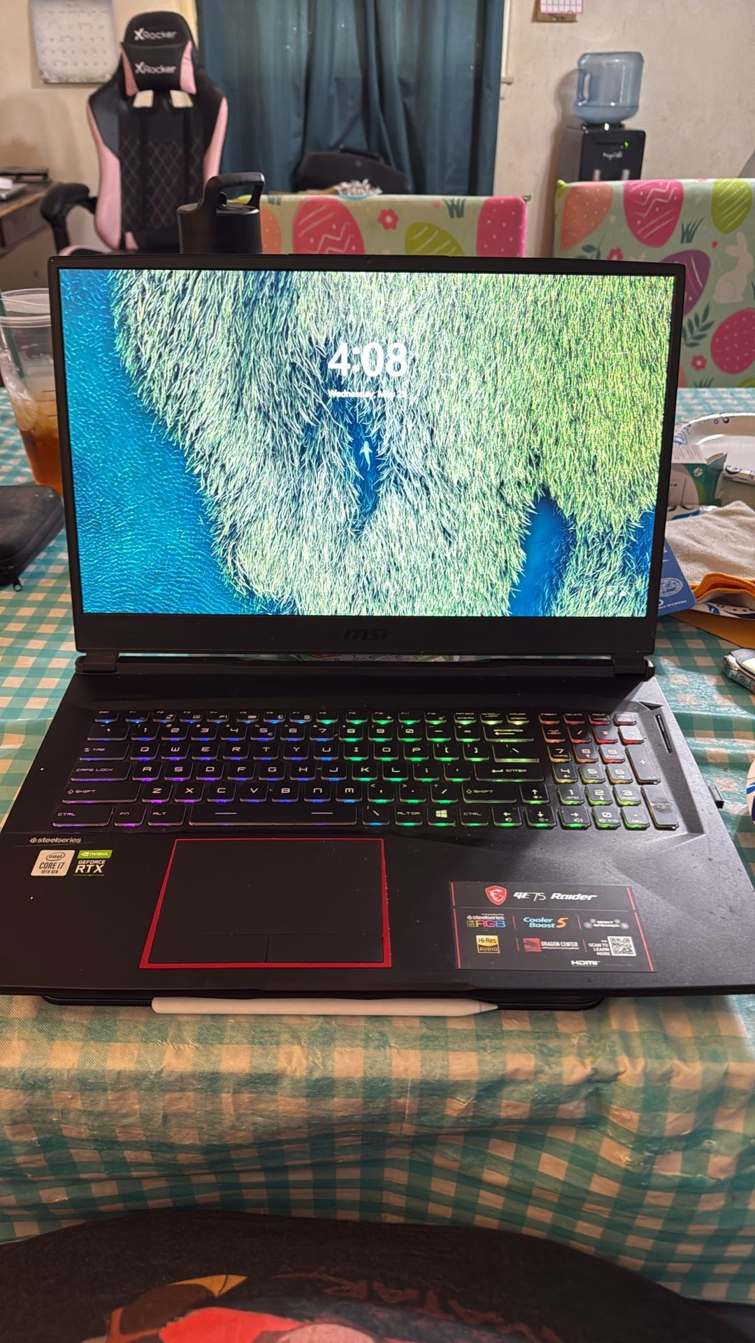 MSI Titian steel GE 75 Raider gaming computer