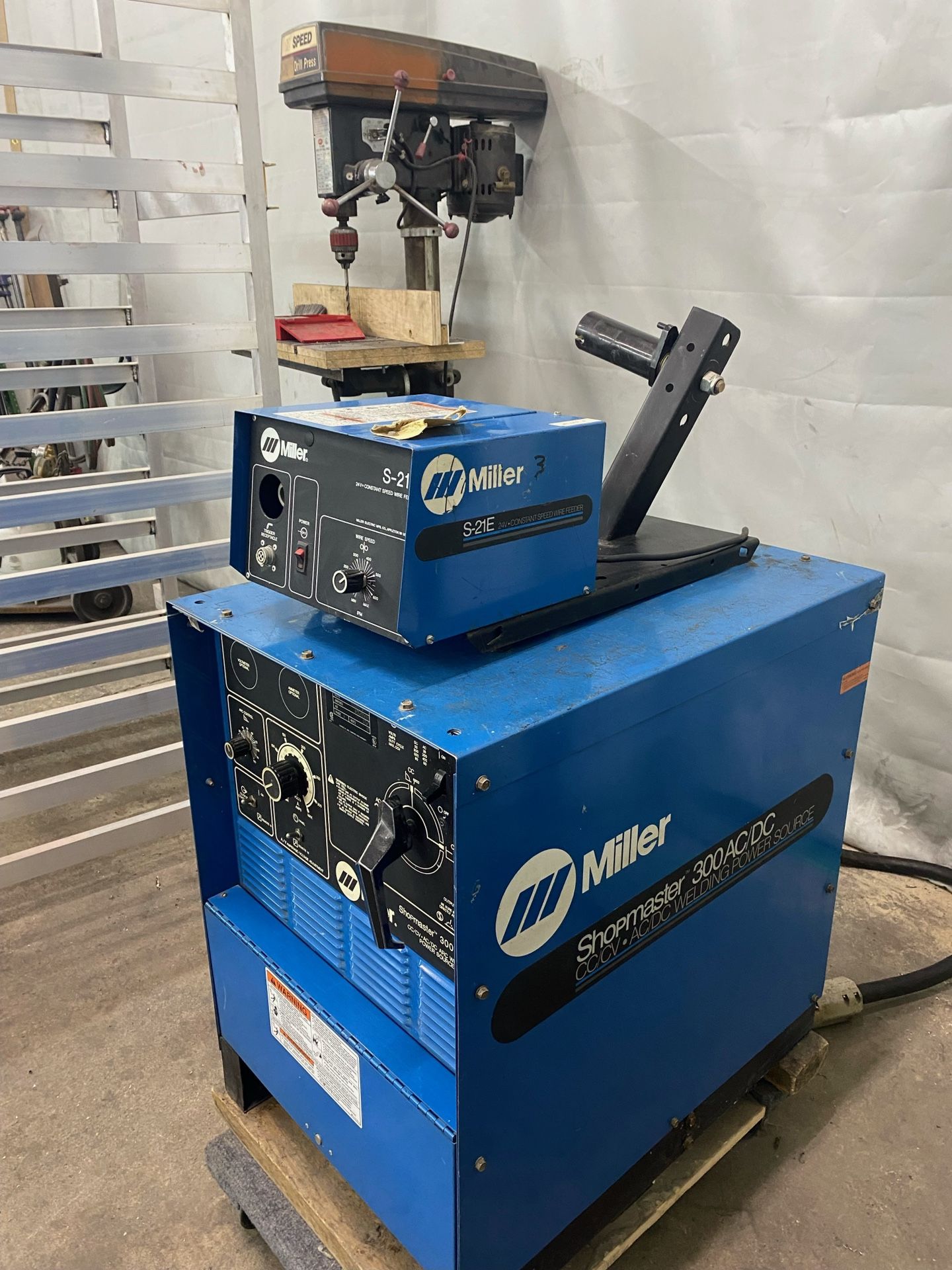Miller Shopmaster 300 AC/DC Welder (2 Units Sold Separate)