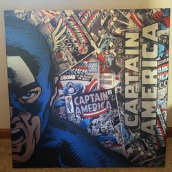 Captain America Canvas Picture 