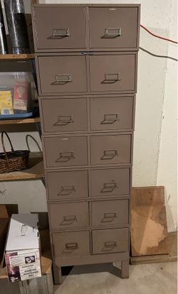 Vintage Steelmaster Stackable File Drawers