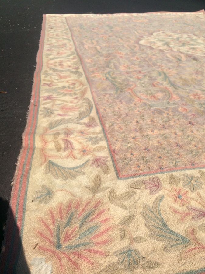 6 by 9 Hand Sewn Hand-knotted Accent Rug Imported Beautiful in person Make an Offer OBO