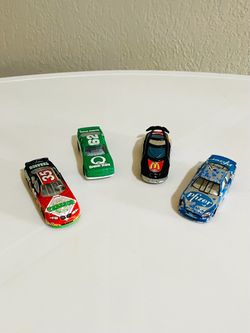 Hot Wheels Mattel 1990s NASCAR Die-cast Car Lot of 4