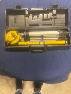 Rotary Laser Level Kit with Tripod and Grade Rod