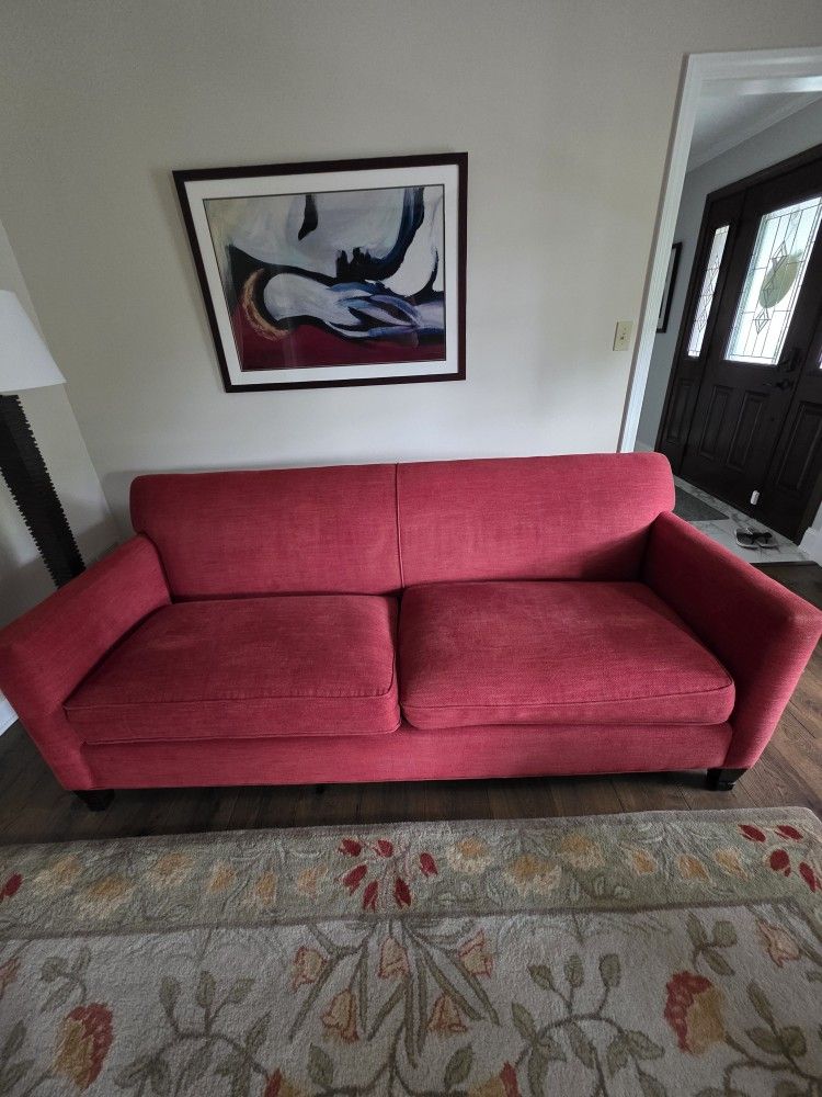 Crate and Barrel Couch And Chair