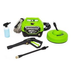 Greenworks 1700 psi pressure washer. New condition