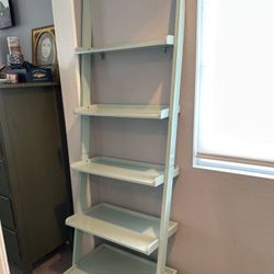 Four Shelf Fold Unit For Plants Or Decor Or Laundry Room Mint Green