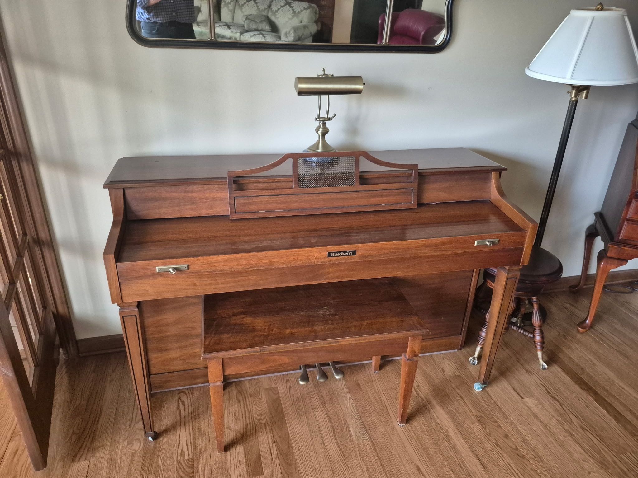 Baldwin Wooden Piano Antique