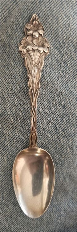Baker-Manchester 1915 Sterling Silver Demitasse Spoon