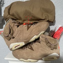 Travis Scott Khaki 6s 