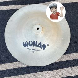 🔥 Wuhan 17” China Cymbal Drum Set Drums