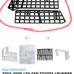 Toyota Center console molle panels