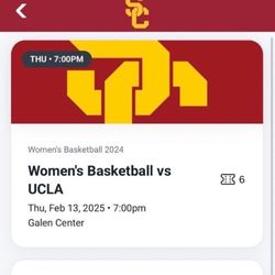 UCLA Women’s Basketball At USC Women’s Basketball 