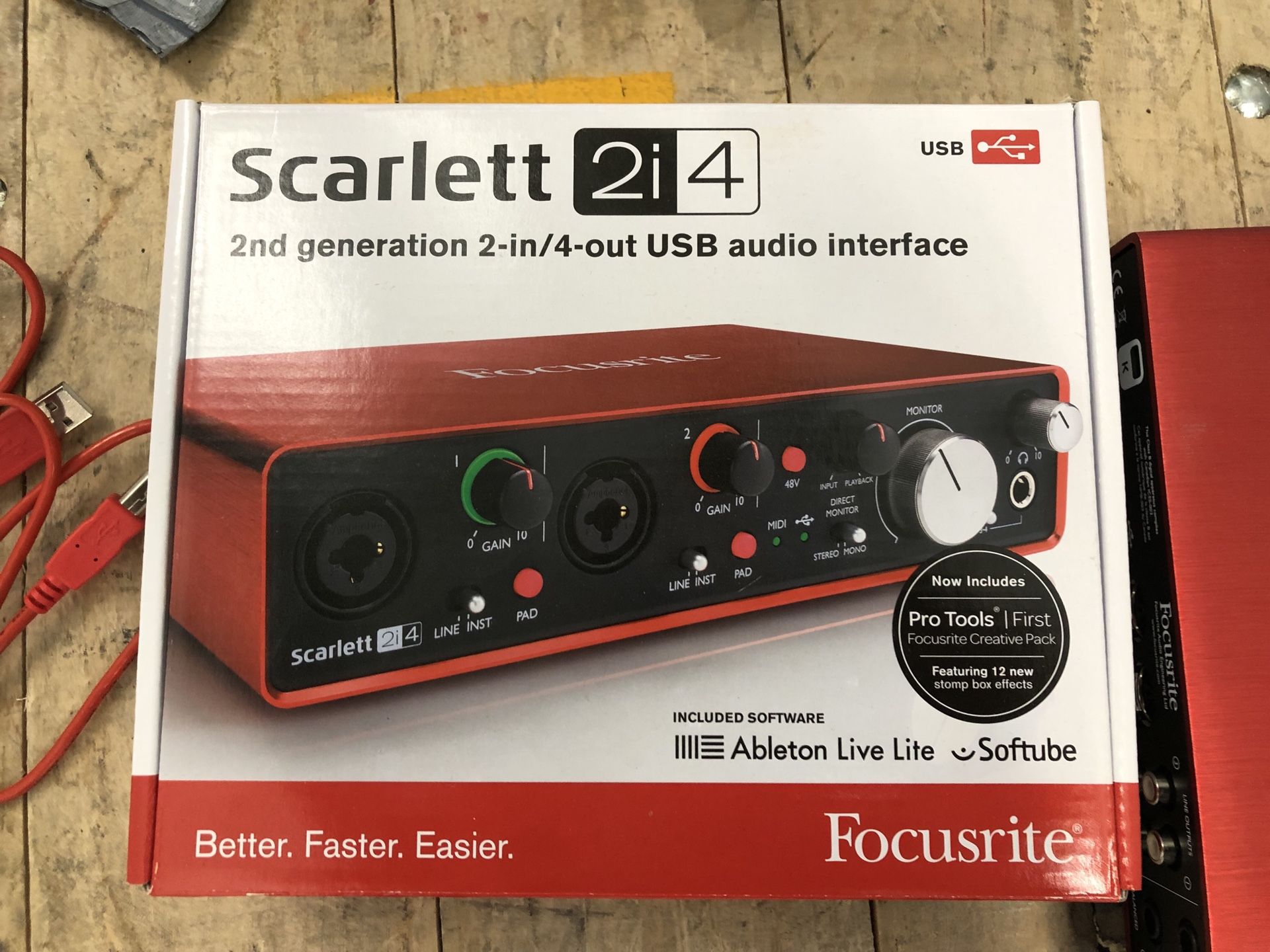 Scarlett 2i4 USB Audio Interface - Brand New