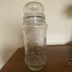 Vintage 1982 Planter’s Mr. Peanut Glass Jar  