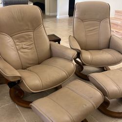 Stressless Leather Chairs TWO