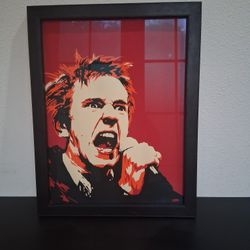 SEX PISTOLS JOHHNNY ROTTON ARTWORK