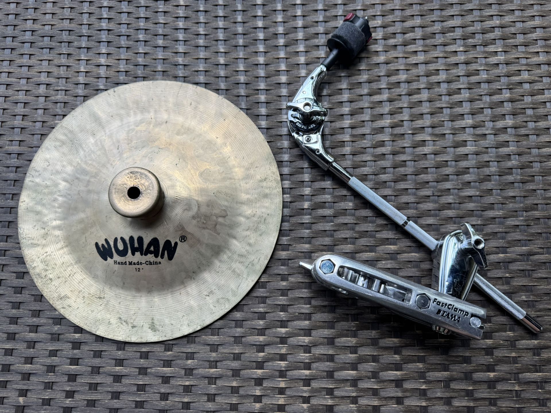 Wuhan 12" China Cymbal w/ Tama MCA53 Fast Clamp with Boom Arm