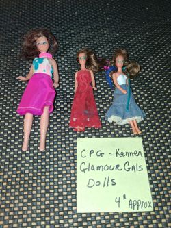 Vintage dolls and also clothes and shoes for smaller dolls perhaps a Barbie or? Selling as a bundle. All sales final.