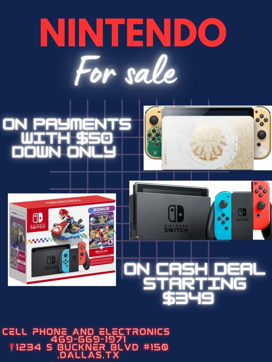 Nintendo Switch OLED Cash Deal Starts We Also Have Finance