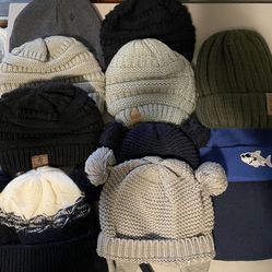 0-12 Month Winter Hat Bundle 