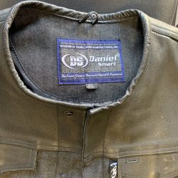 Leather/Denim Vest
