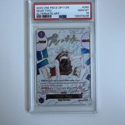 One Piece Gear Two Event PSA 10