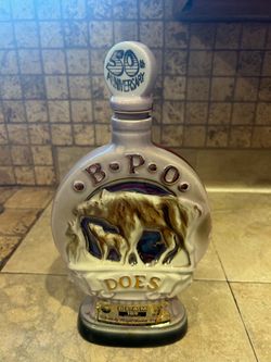 1971 B.P.O. 50th anniversary Jim Beam decanter