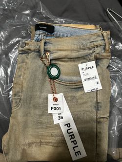 Purple jeans