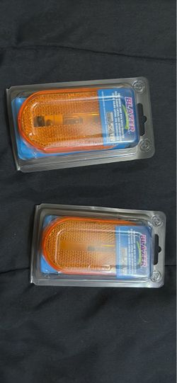 2 NEW Blazer International Side Marker Lamp with Reflex Reflector