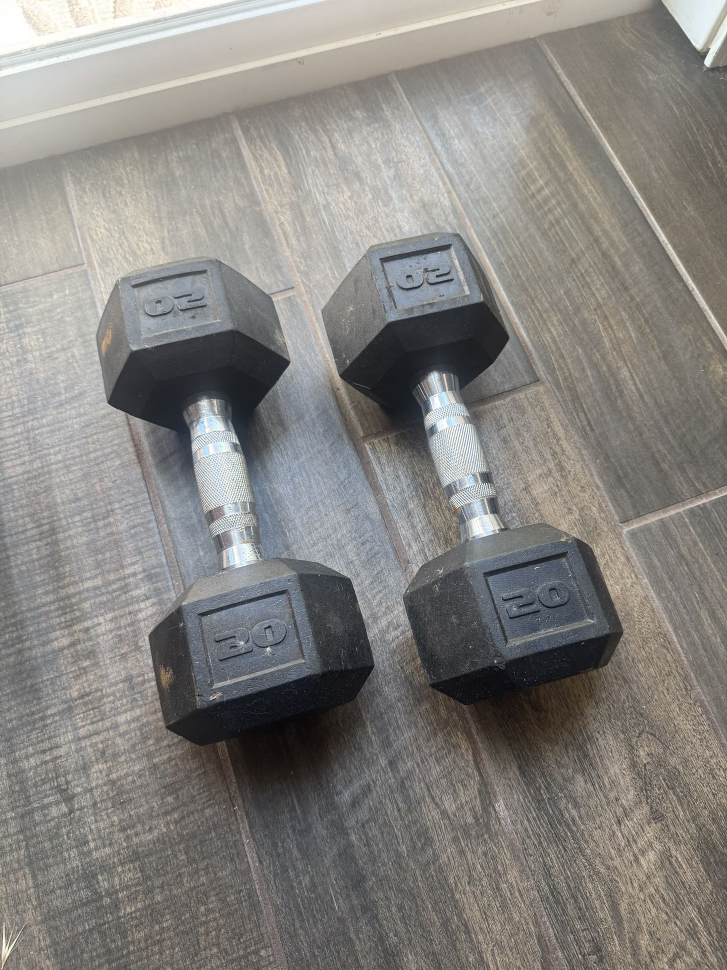Two Sets Of Dumbbells
